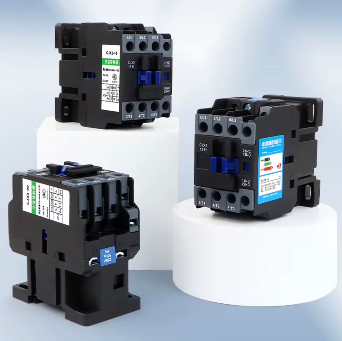 Contactor CA CJX2-1811 NO NC 220 V Contactor trifásico Contactor magnético eléctrico