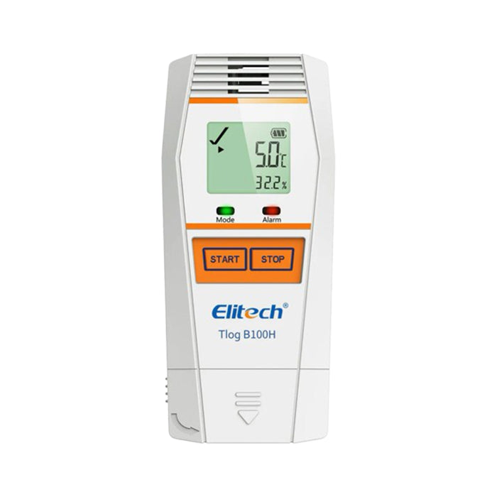 Datalogger Elitech Tlog B100H Bluetooth | Temperatura y Humedad, App Móvil, 32.000 Registros