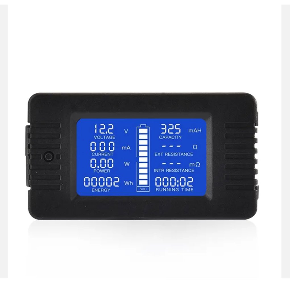 Digital Meter DC 0 - 200V 9 in 1 LCD DC Voltage Current Power Energy Detector Ampere Shunt Voltmeter Ammeter Max. 300 Amp. - Sumiempaques Corp.