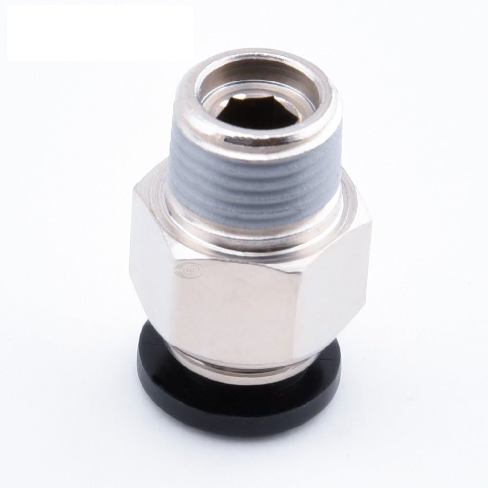 Male Straight (Hex Body) thread NPT connection in 6, 8 and 10 mm (metric) - Sumiempaques Corp.