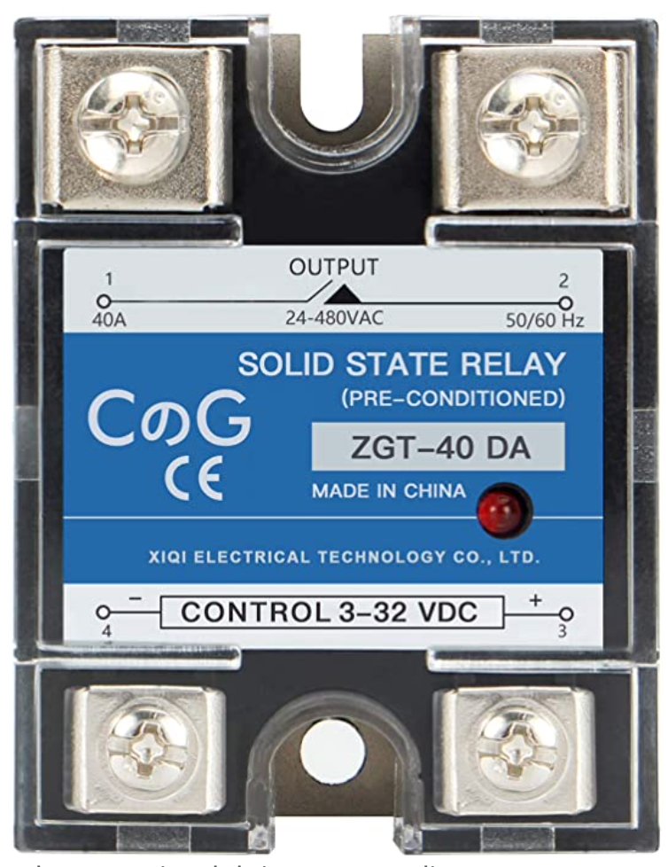 Solid State Relay SSR - 40DA 3 - 32VDC to 24 - 480VAC - Sumiempaques Corp.