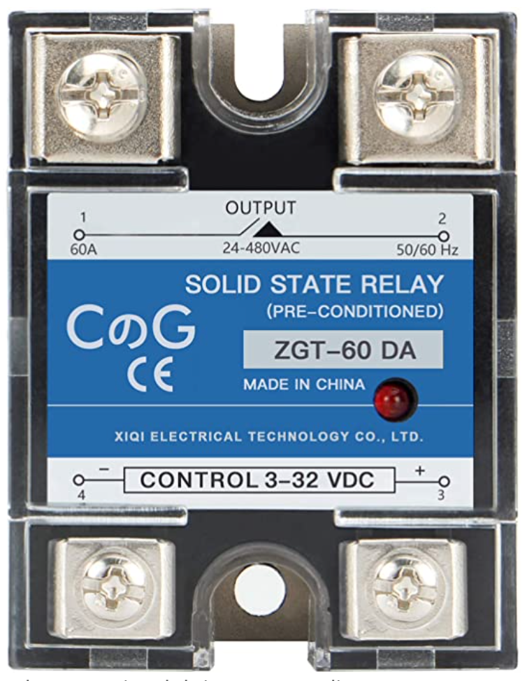 Solid State Relay SSR-60DA 3-32VDC to 24-480VAC