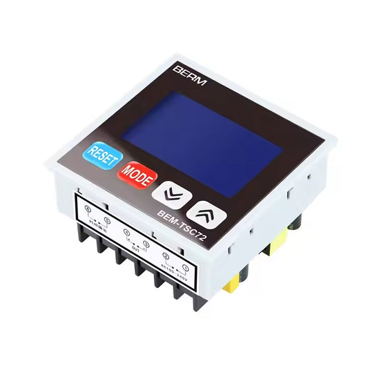 Controlador de Temperatura LCD Multifunción BEM-TSC72 + Temporizador + Contador