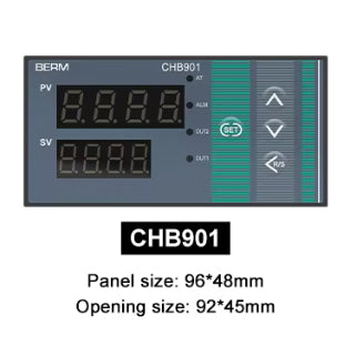 Controlador de Temperatura Digital Inteligente CHB901 96x48 SALIDA RELAY/SSR