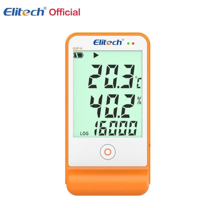Datalogger Elitech GSP-6 Pro Bluetooth Temperatura y Humedad