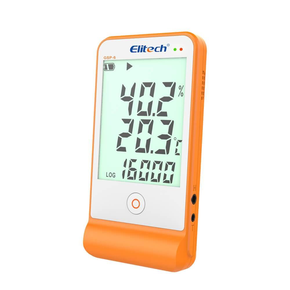 Datalogger Elitech GSP-6 Pro Bluetooth Temperatura y Humedad