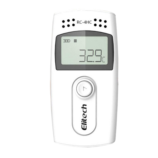 Registrador de Temperatura y Humedad Elitech RC-4HC USB