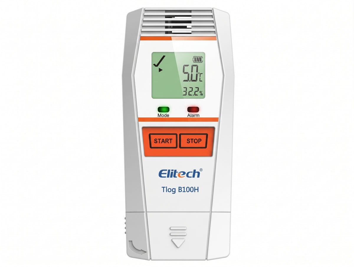 Termómetro e Higrómetro Data Logger Inalámbrico Bluetooth USB - Elitech Tlog B100H