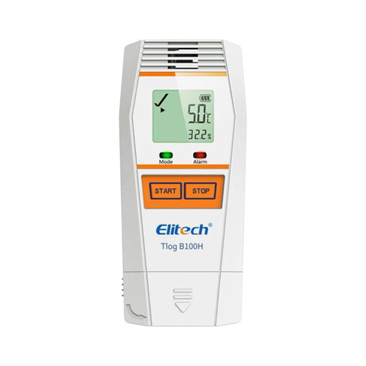 Datalogger Elitech Tlog B100H Bluetooth | Temperatura y Humedad, App Móvil, 32.000 Registros
