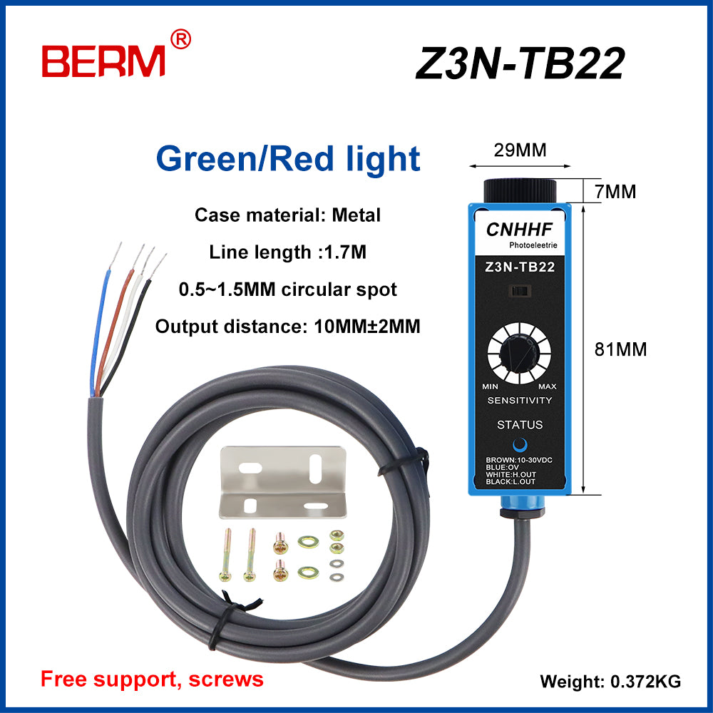 Sensor de color interruptor fotoeléctrico Z3N-TB22
