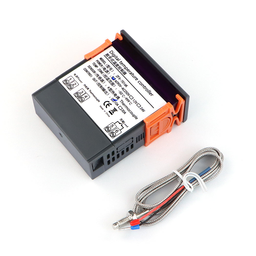 Controlador de Temperatura Inteligente Digital para HORNO 10A 220VAC ZFX-7016K
