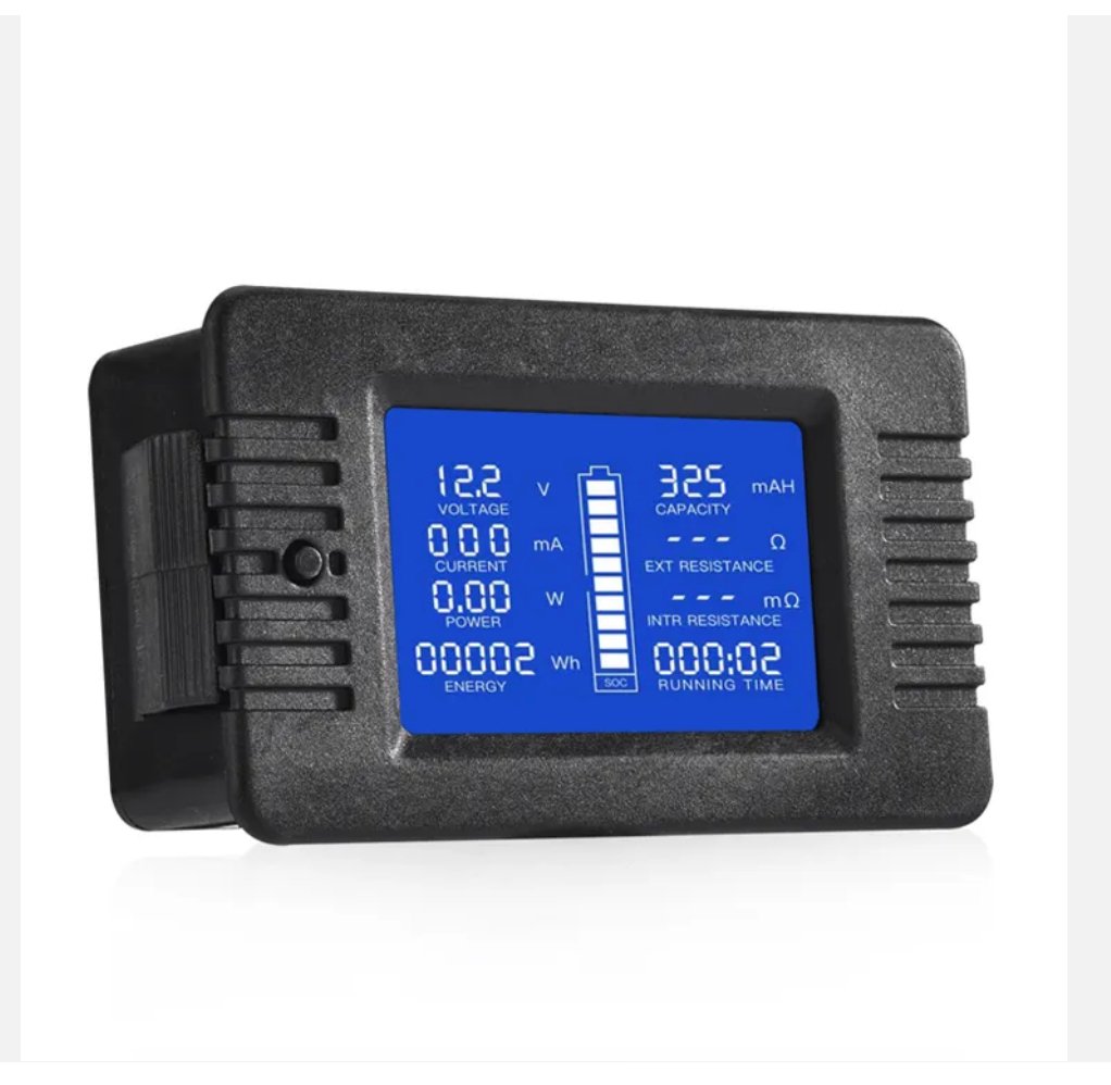 Digital Meter DC 0 - 200V 9 in 1 LCD DC Voltage Current Power Energy Detector Ampere Shunt Voltmeter Ammeter Max. 300 Amp. - Sumiempaques Corp.