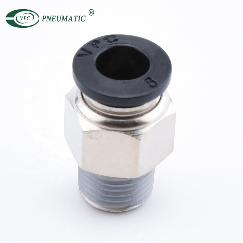 Conector Neumático Recto Macho VPC 8mm